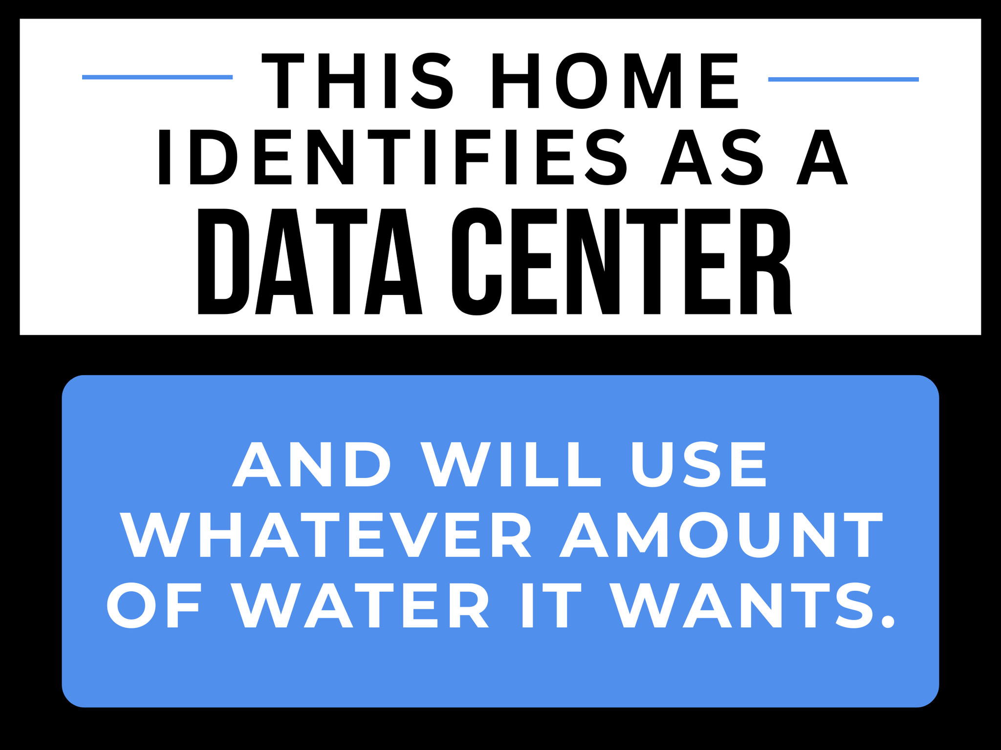This Home Identifies As A Data Center